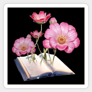 Flower Book Magnet